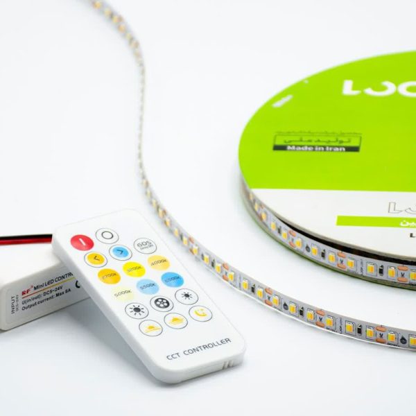 ريسه SMD 2835 تراکم 120 لوپ لايت 12 ولت RGB
